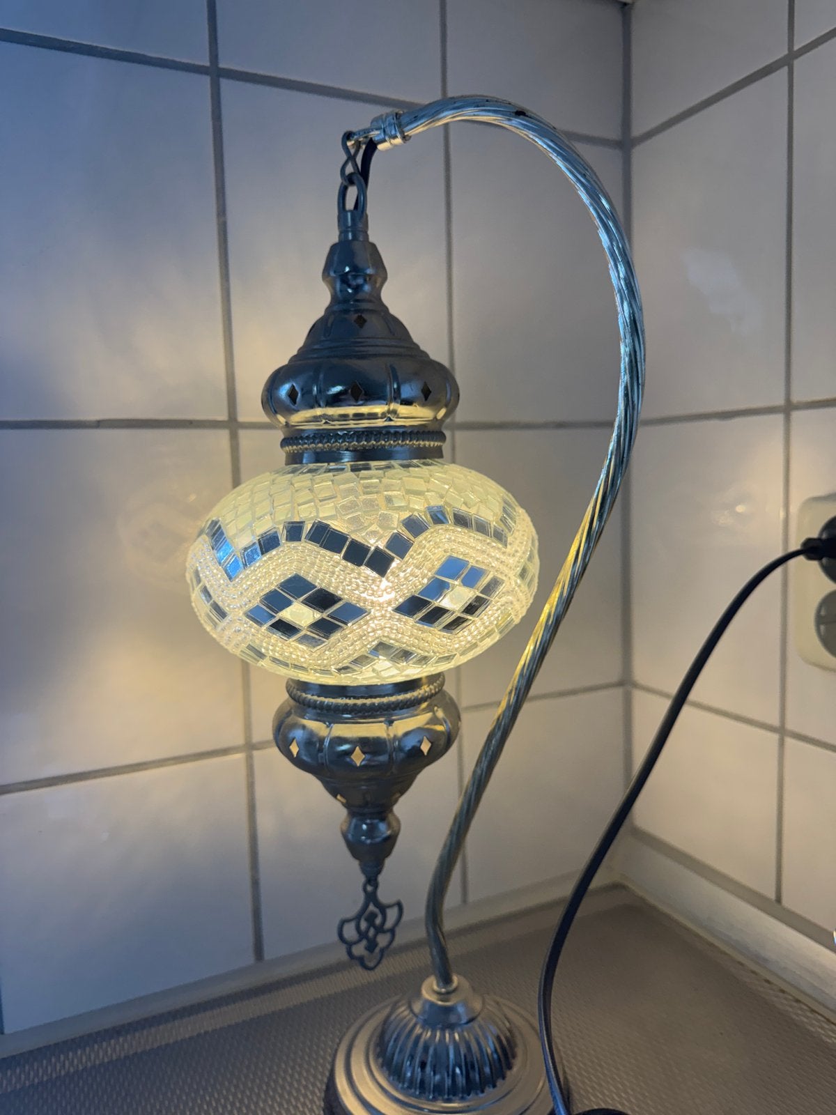 Turkse tafellamp uit Istanbul - Mozaïek sfeerlamp, Ophalen, Overige merken, E14 (klein), Klassiek