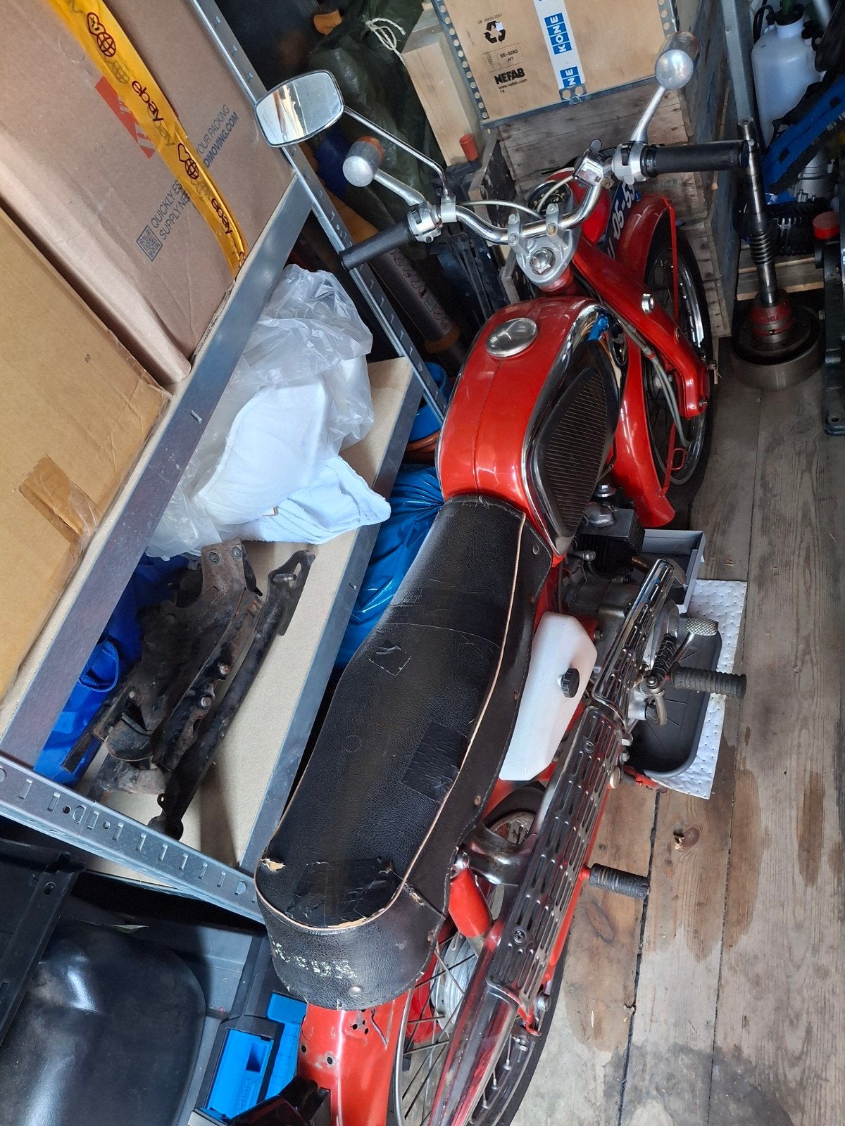 Honda C110 - Klassieke bromfiets met Nederlandse papieren, Fietsen en Brommers, Brommers | Honda, Ophalen, Gebruikt, Overige modellen