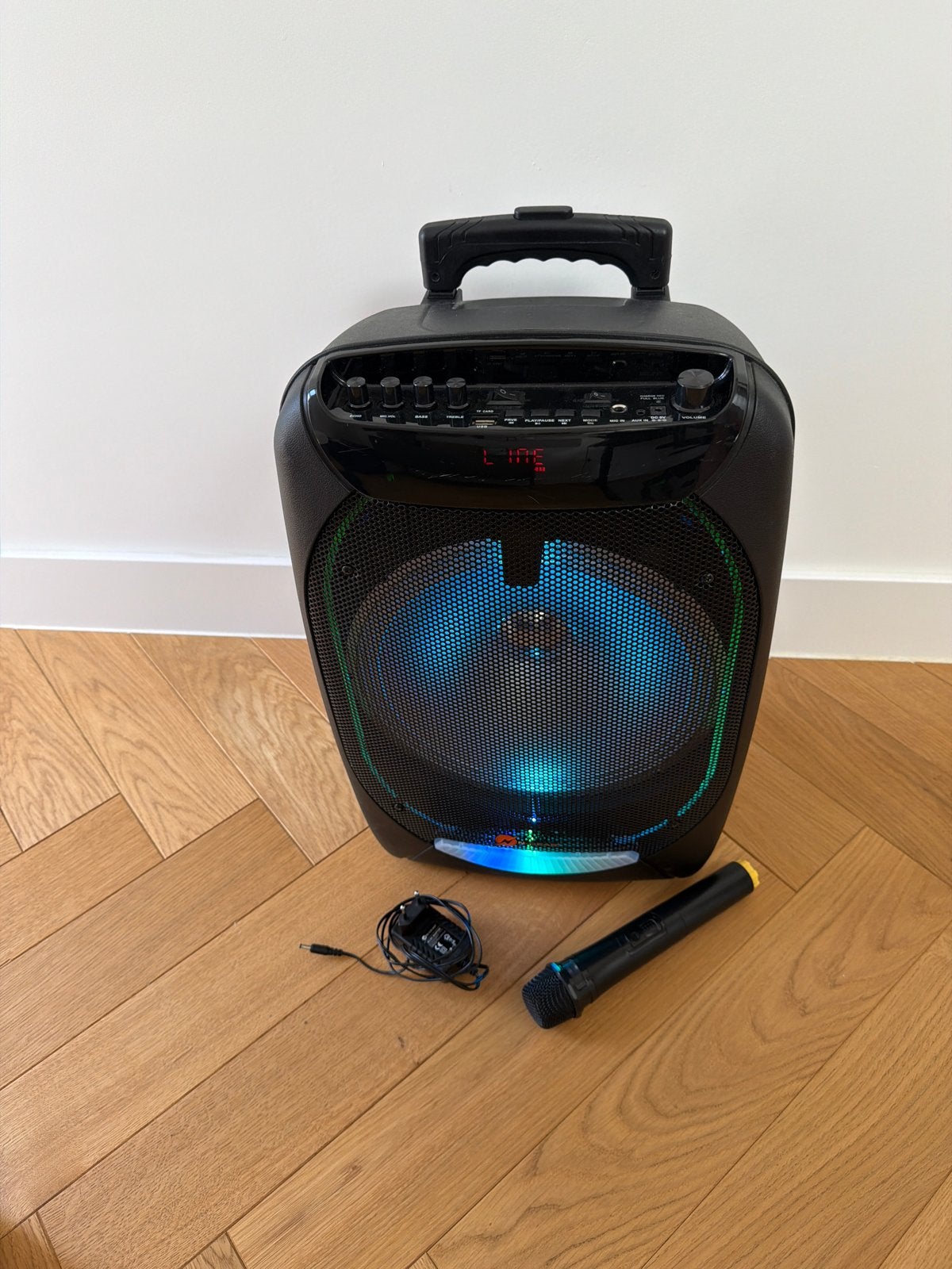 N-GEAR The Flash 1210 Draagbare Bluetooth Speaker &Microfoon, Ophalen, Zo goed als nieuw, Luidspreker(s)