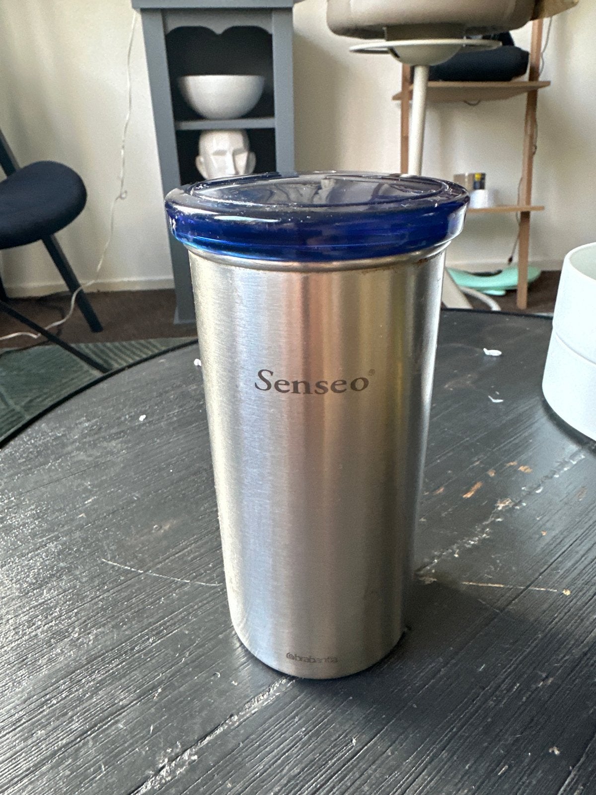 Senseo Brabantia Koffiepadhouder RVS, Koffiepads en cups, Gebruikt, Overige modellen, 10 kopjes of meer