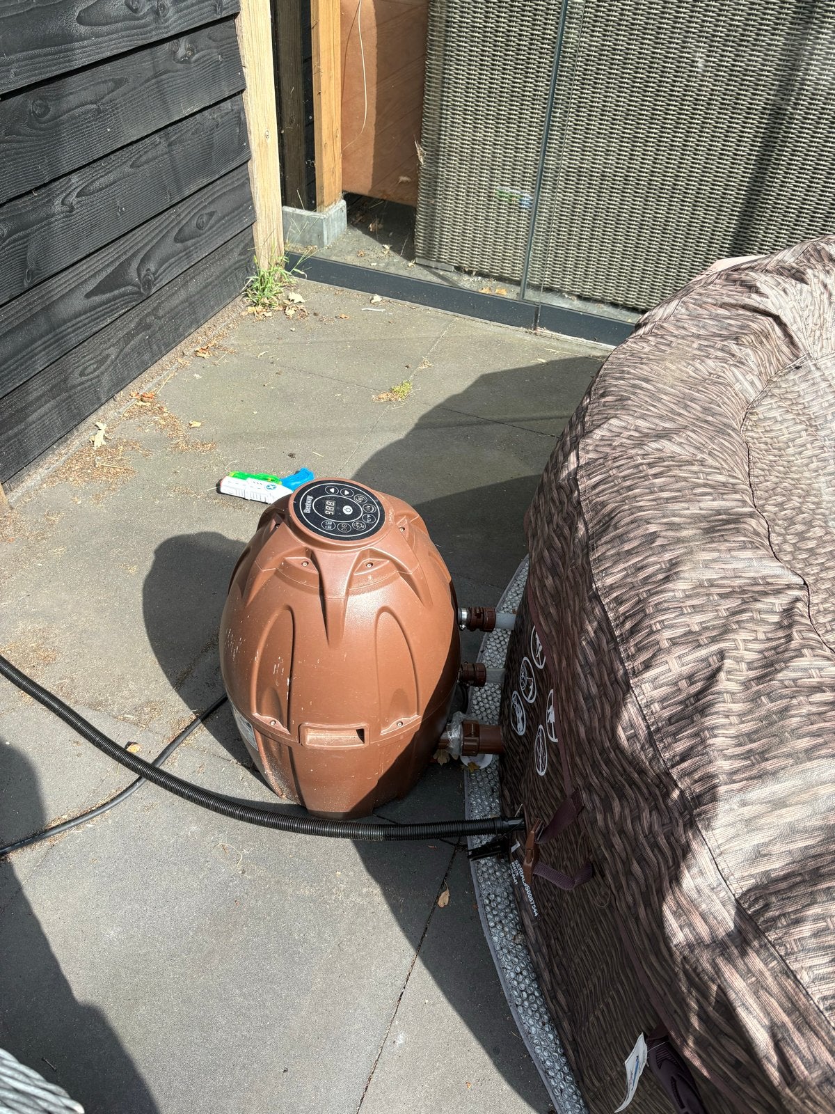 Opblaasbare Jacuzzi - Zo goed als nieuw, Ophalen, 200 tot 300 cm, Opblaaszwembad, 80 tot 120 cm