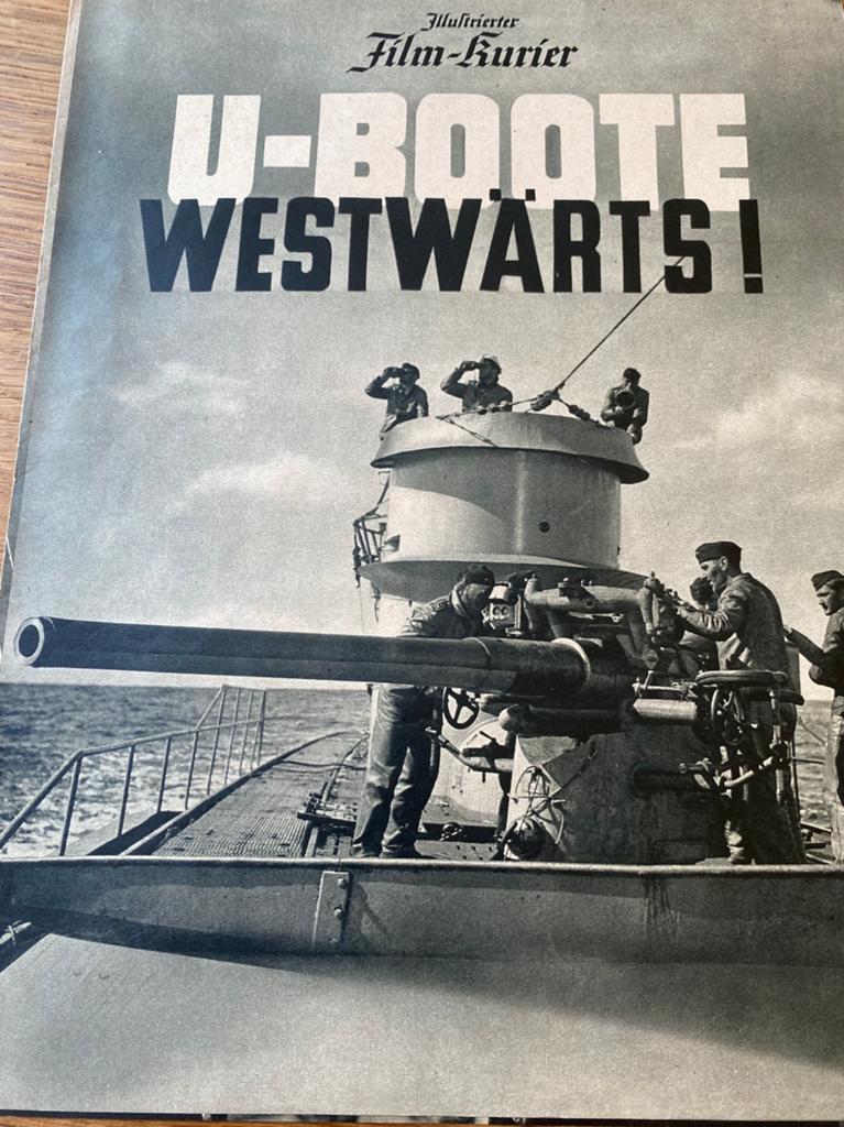 Illustrierter Film-Kurier ‘U-Boote Westwärts!’ wo2, Ophalen of Verzenden, Duitsland, Foto of Poster