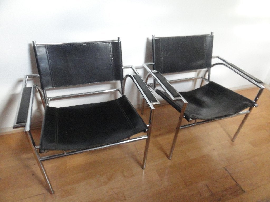 Design fauteuils in Bauhaus stijl., Ophalen, Gebruikt, Bauhaus, Minder dan 75 cm