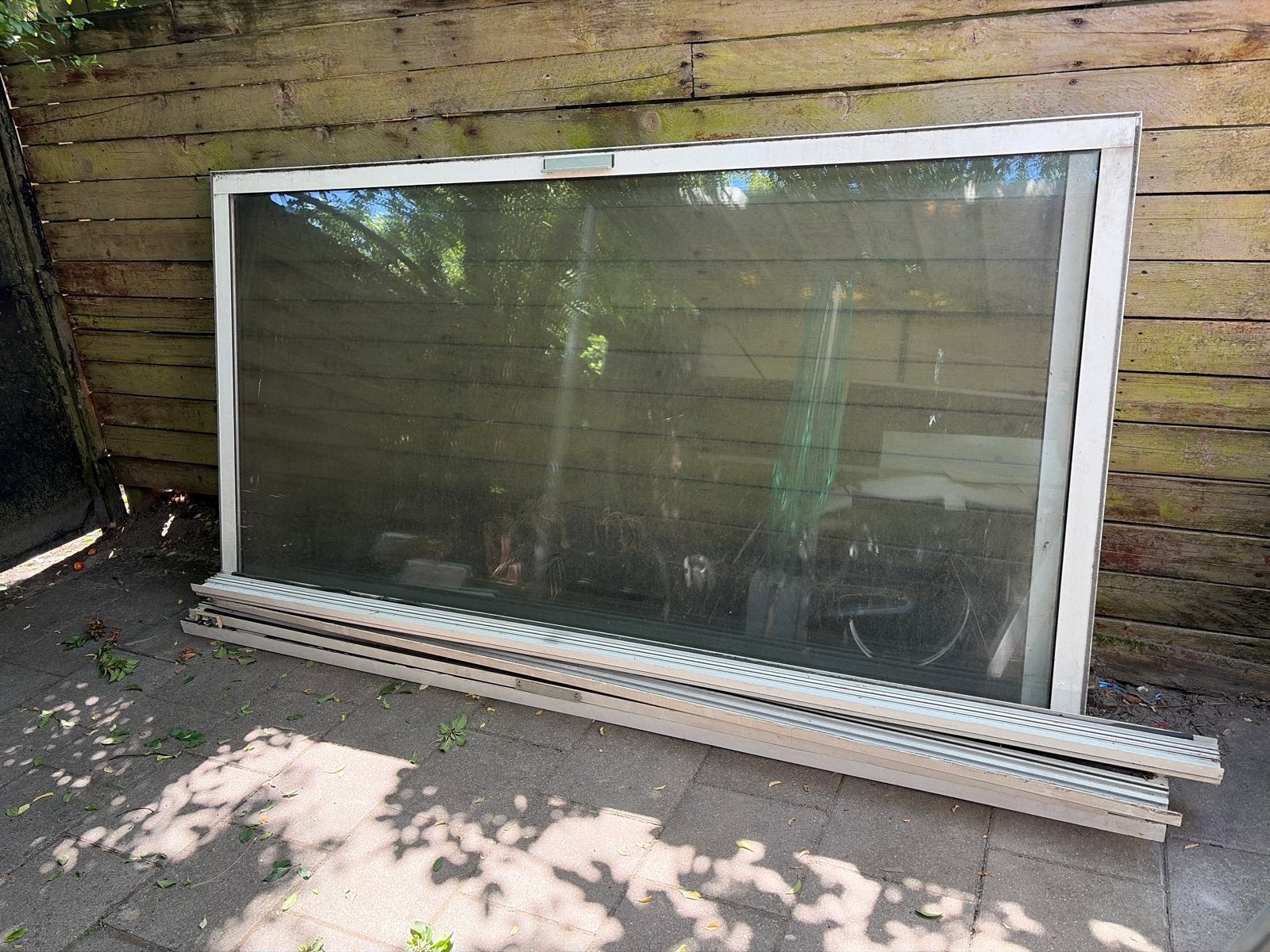Schuifpui, Gebruikt, 225 cm of meer, Overige typen, Aluminium