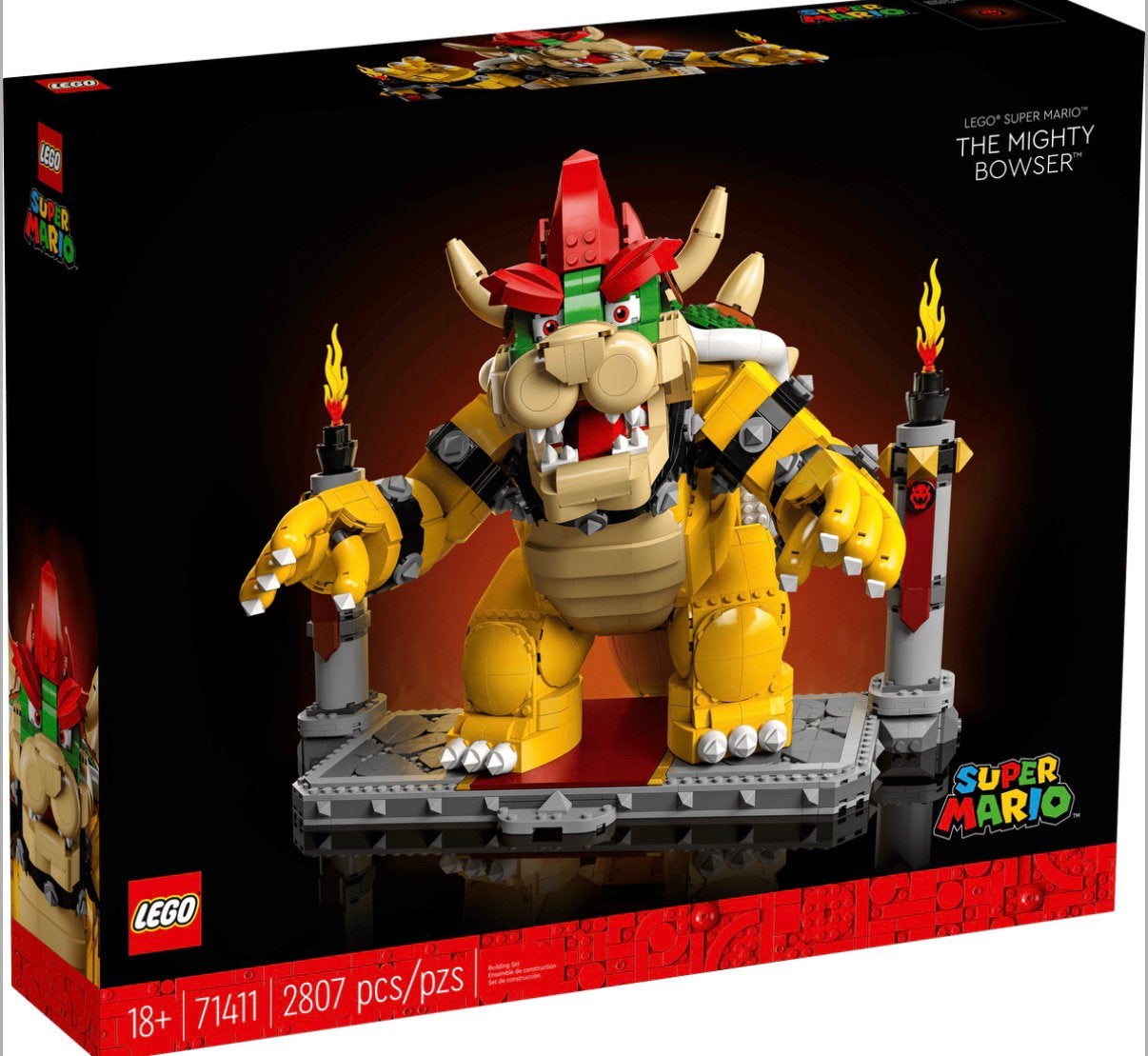 Lego set 71411 super mario the mighty bowser sealed, Overige thema's, Lego, Nieuw, Ophalen of Verzenden