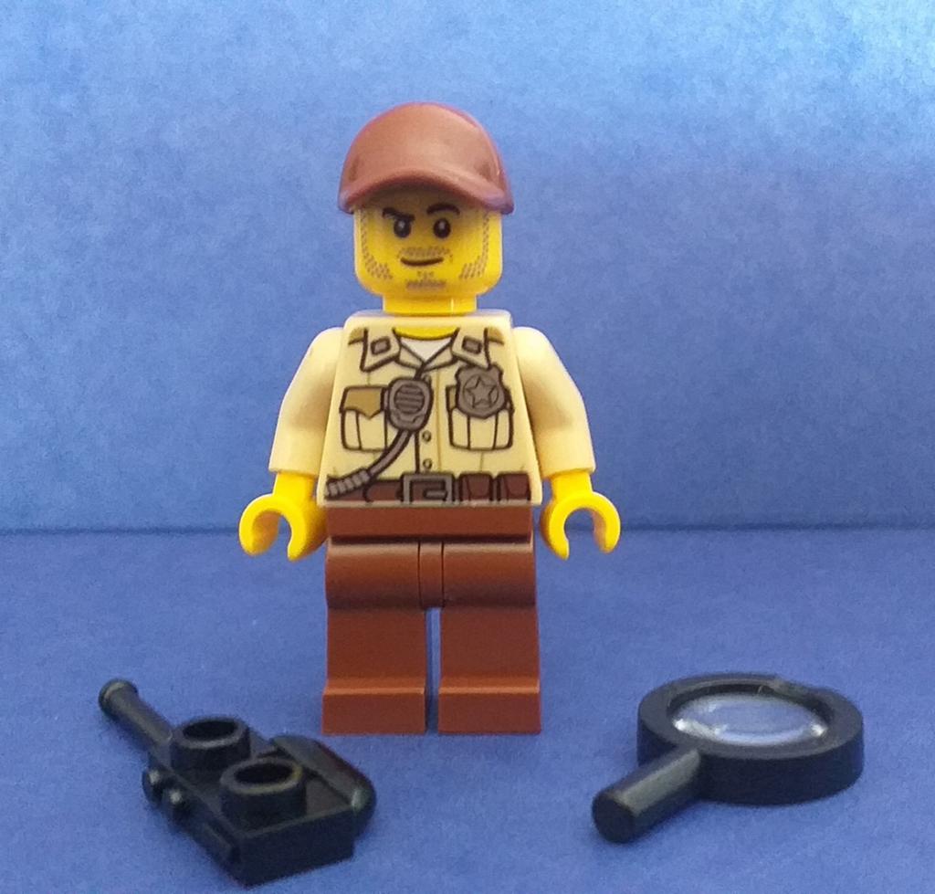 NIEUW lego DINO HUNTER + accessoires poppetje minifig nr1, Jurassic World, Lego, Nieuw, Ophalen of Verzenden