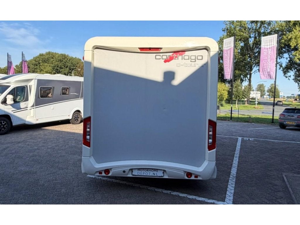 Carthago C-Tourer T 143 Lengte bedden Bovenkastjes, Caravans en Kamperen, Campers, Fiat, 6 tot 7 meter, Bedrijf, 6 tot 7 meter