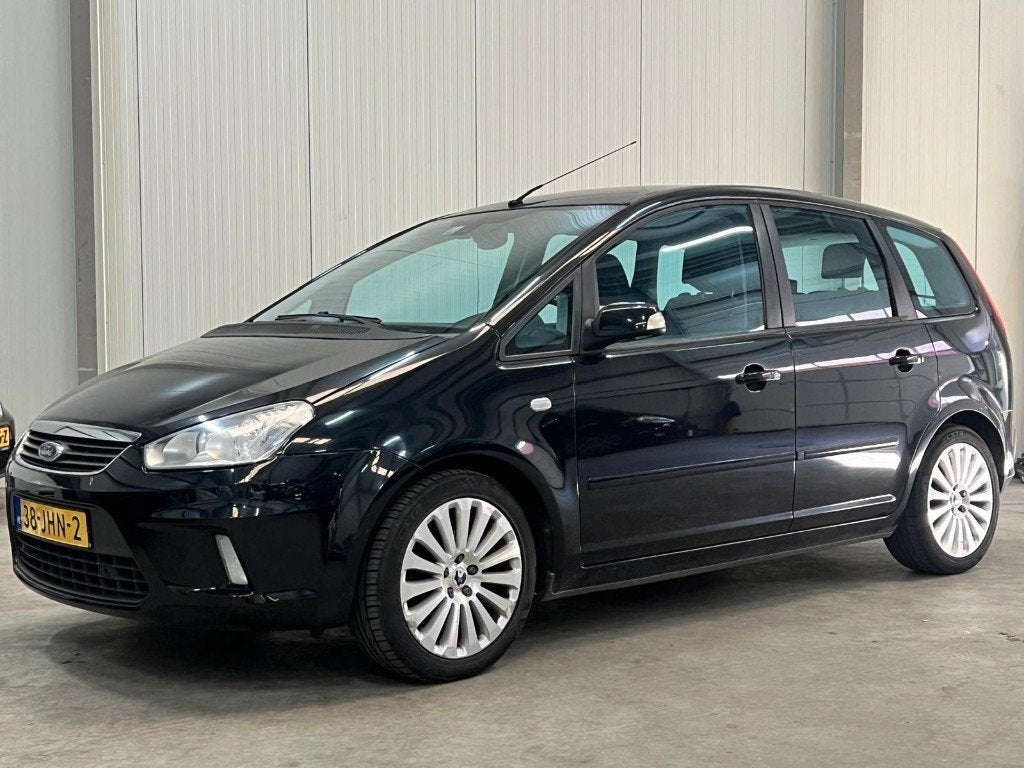 Ford C-Max 1.6  2009/Zwart/Nieuw APK/Cruisecontrol/NAP, Voorwielaandrijving, 1596 cc, Stof, 4 cilinders