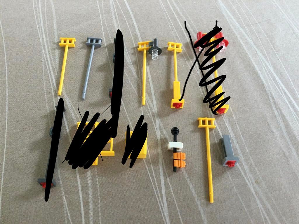 Playmobil lichtmast ed…, Ophalen of Verzenden, Zo goed als nieuw