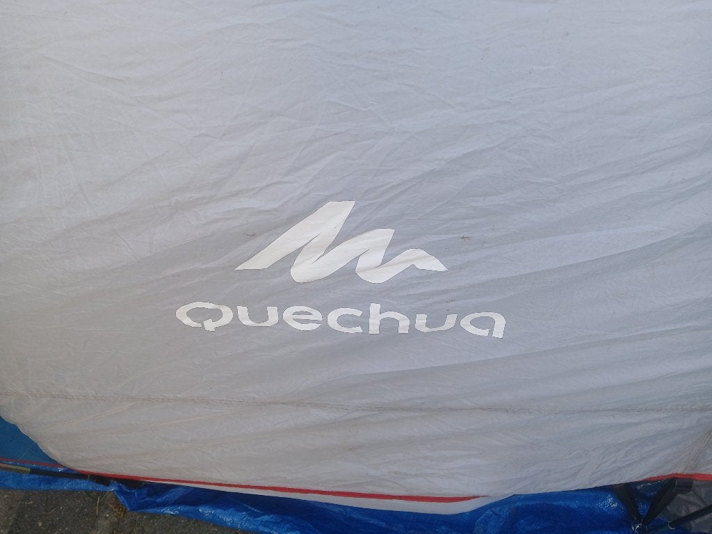 4 persoons tent + 2 veldbedden en slaapzakken, Ophalen, Gebruikt, Tot en met 4