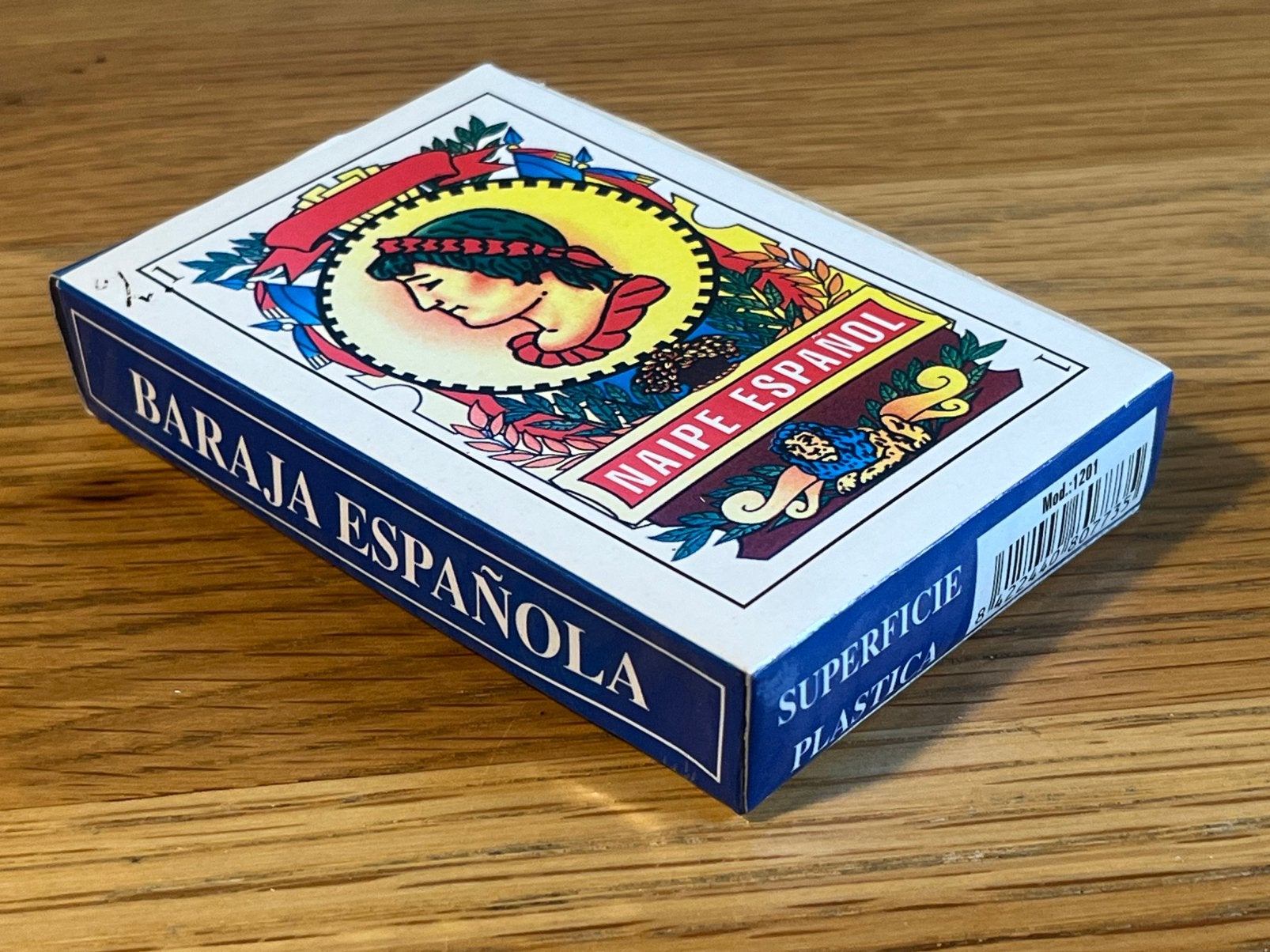 Vintage Spaanse speelkaarten – Naipe Español – 50 kaarten, Verzenden, Zo goed als nieuw, Speelkaart(en)