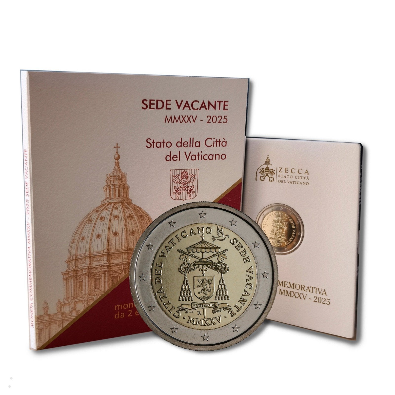2 euro vaticaan 2025 Sede Vacante, Ophalen of Verzenden, Vaticaanstad, 2 euro
