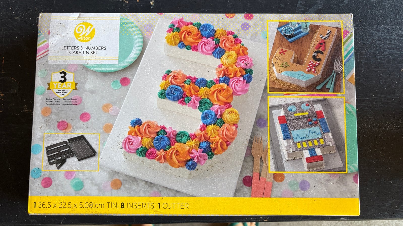 Wilton Letters & Numbers Cake Tin Set - Bakvorm, Ophalen, Zo goed als nieuw, Taarten, Bakvorm