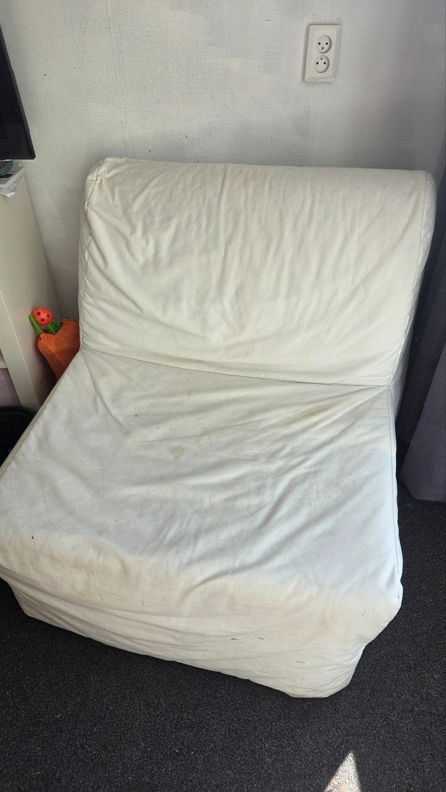 bed/stoel, Ophalen, Eenpersoons, 90 cm