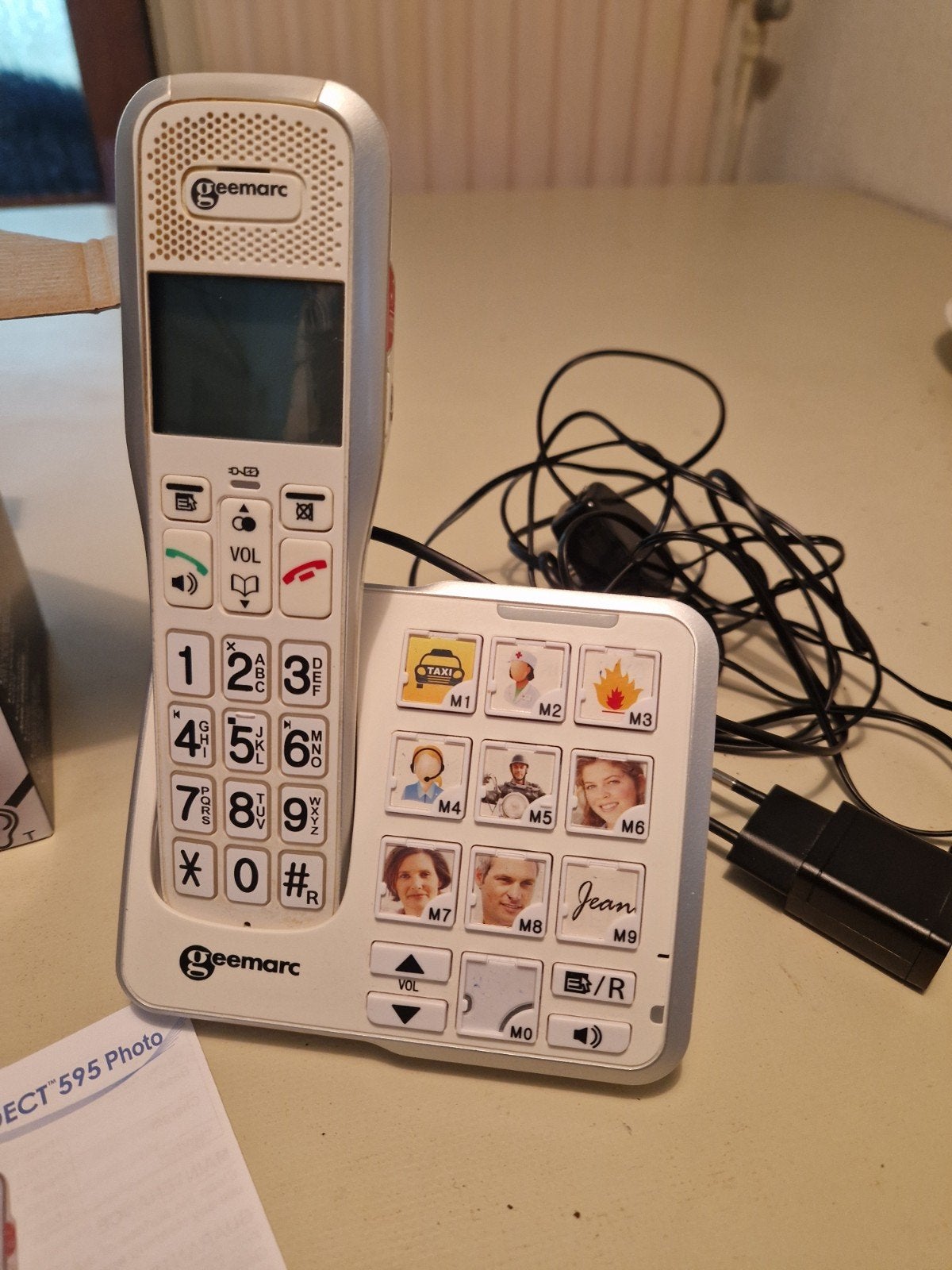 Geemarc Amplidect 595 Photo draadloze telefoon, Ophalen of Verzenden, Gebruikt, 1 handset