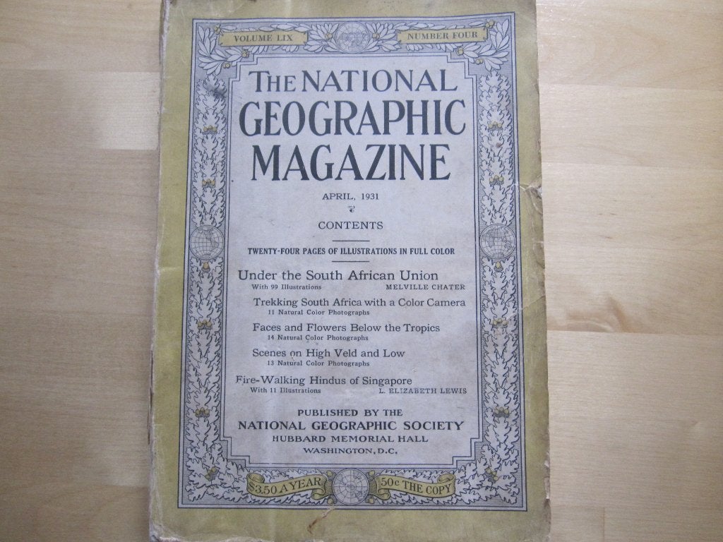 tijdschrift april 1931, Verzamelen, Ophalen, 1920 tot 1940, Nederland, Tijdschrift
