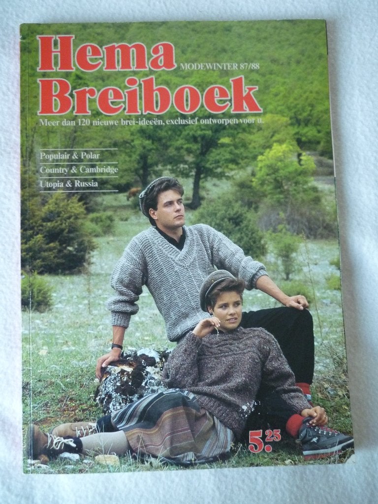 Breien - Hema Breiboek - Winter 1987/88, Hobby en Vrije tijd, Breien en Haken, Ophalen of Verzenden, Nieuw, Breien, Patroon of Boek