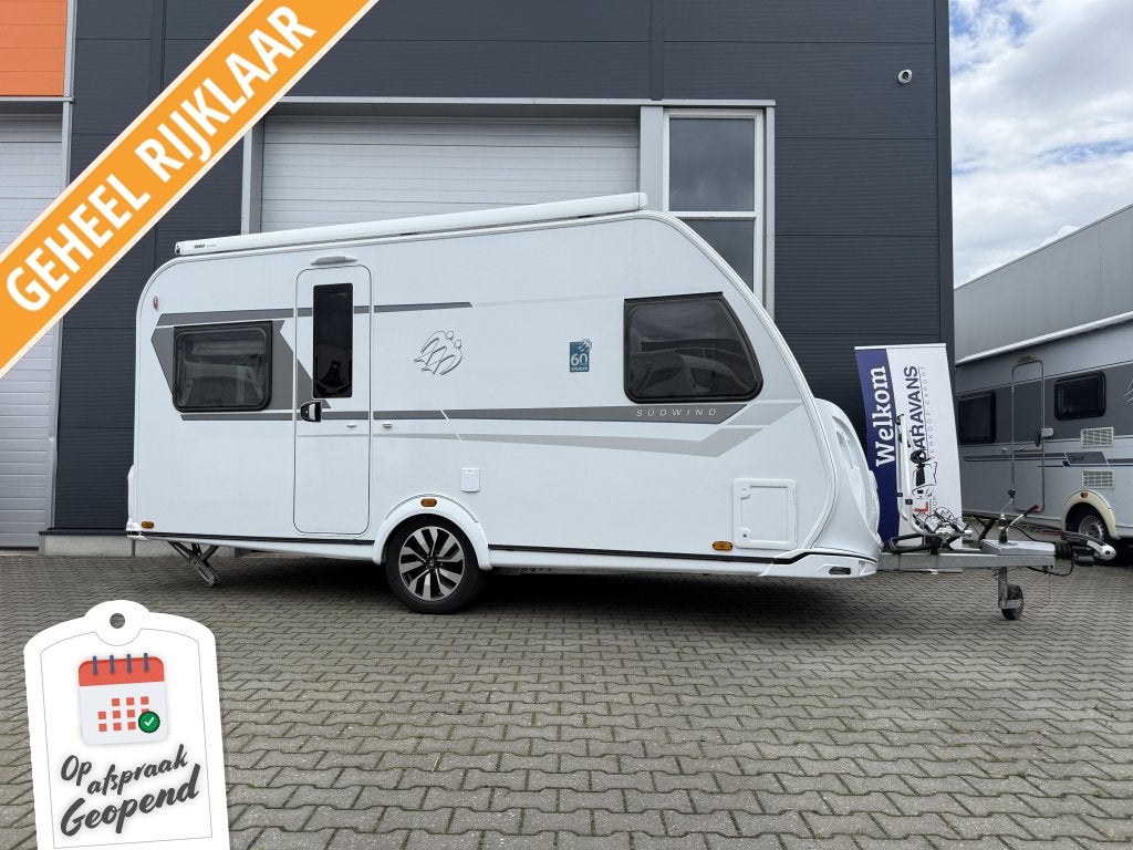 Knaus Sudwind 60 Years 450 FU Thule luifel -, Rondzit, Bedrijf, Overige typen, 4 tot 5 meter