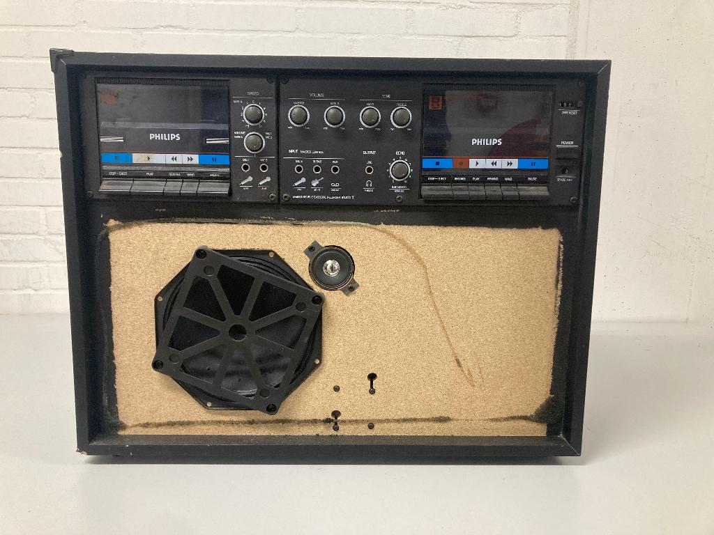 Philips D6650 versterker, Ophalen of Verzenden, Gebruikt, Gitaar, Minder dan 50 watt