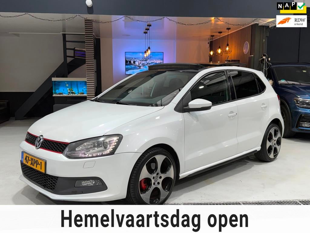 Volkswagen Polo 1.4 TSI GTI DSG|PANO|Navi|Led|Xenon|Cruise|N, Auto's, Euro 5, 4 cilinders, Origineel Nederlands, 630 kg