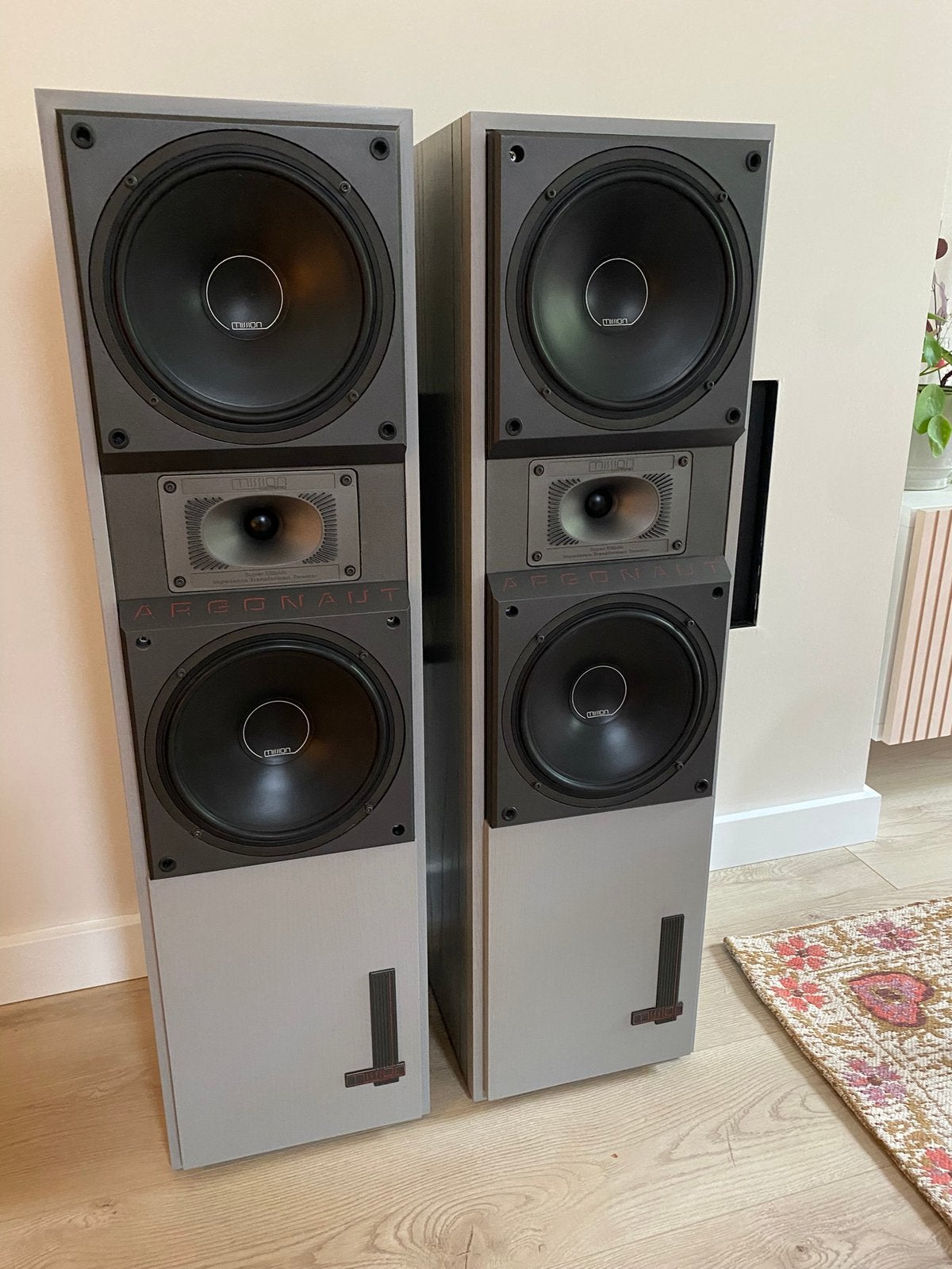 Mission Argonaut 780-Topmodel uit de Mission range, Audio, Tv en Foto, Luidsprekers, Zo goed als nieuw, 60 tot 120 watt, Front, Rear of Stereo speakers