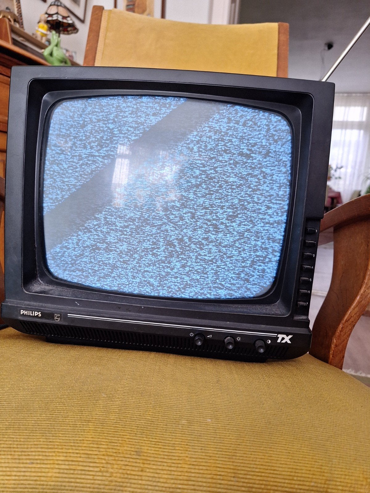 Philips Draagbare Zwart-Wit Vintage TV - TX Model, Ophalen