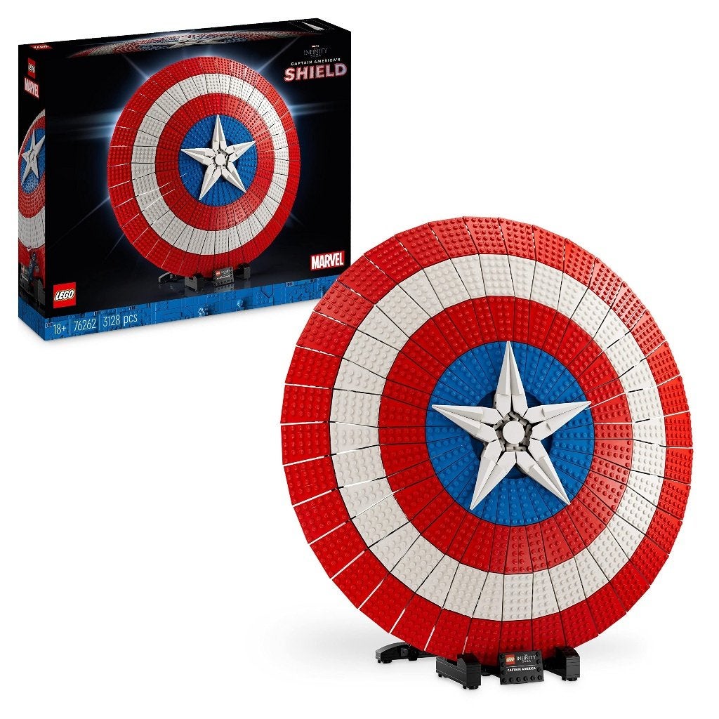 LEGO Marvel #76262 Het schild van Captain America, Ophalen, Compleet, Marvel, Lego