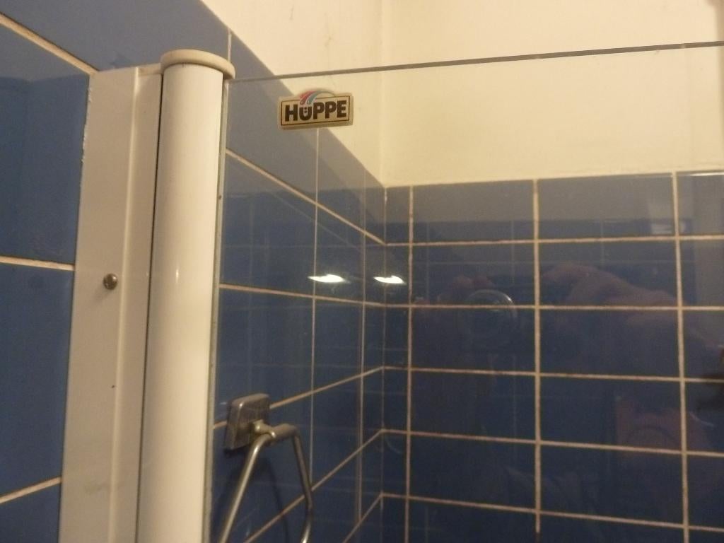 Bad scherm / Bad klapwand, Ophalen, Zo goed als nieuw, Glas, Bad
