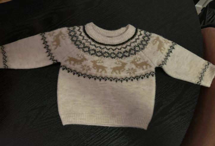Kersttrui baby maat 62 - Schattig en feestelijk!, Kinderen en Baby's, Ophalen of Verzenden, Zo goed als nieuw, Jongetje of Meisje