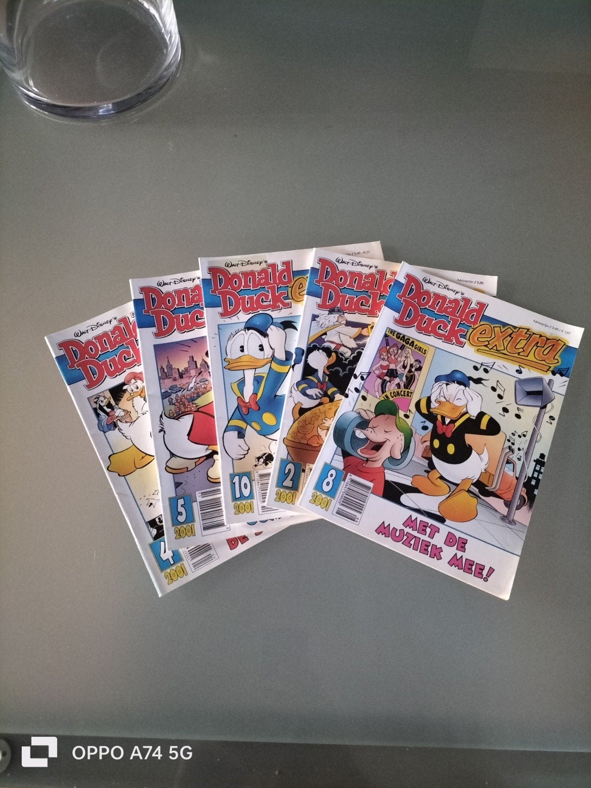 5 x Donald Duck Extra uit 2001, Ophalen, Gelezen