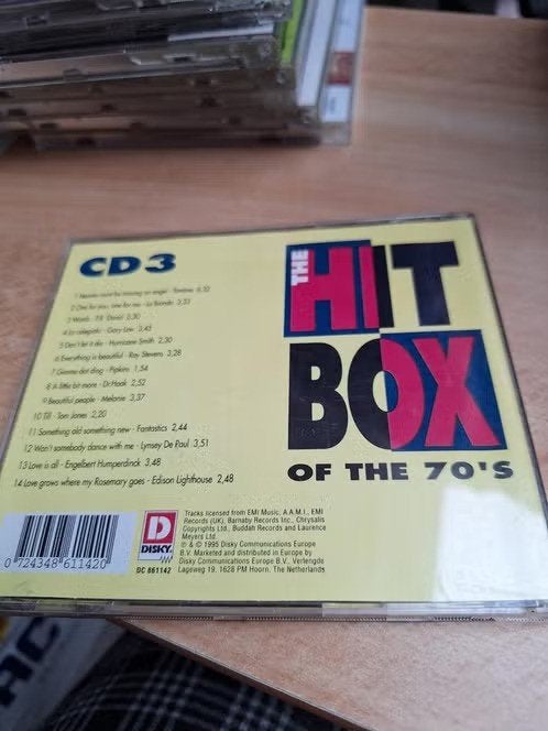 Cd the hit box of the 70s cd 3, Ophalen of Verzenden, Zo goed als nieuw, Pop