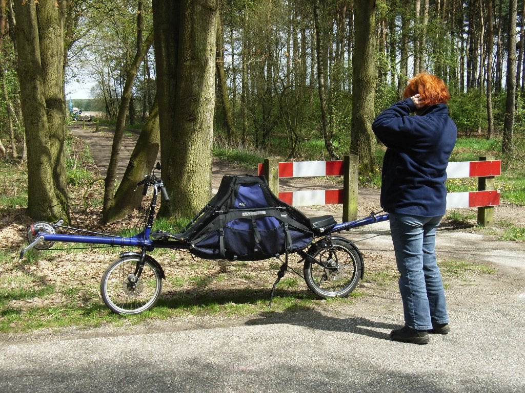 ligfietst rug-aan-rug tandem, Fietsen en Brommers, Ophalen, Gebruikt, Onbekend