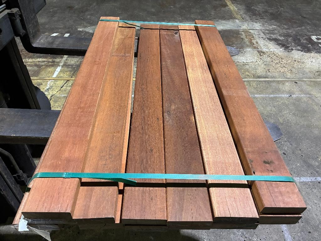 Vlonderplanken-planken-Hardhout-Massaranduba-32x115mm, Ophalen, Nieuw, Hout