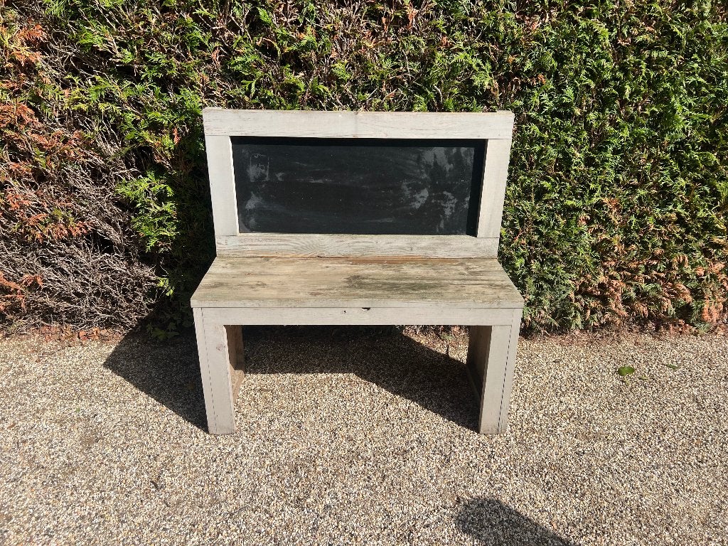 Robuuste speelkeuken / modderkeuken stijgerhout krijtbord, Kinderen en Baby's, Ophalen, Gebruikt, Hout, Speelkeuken