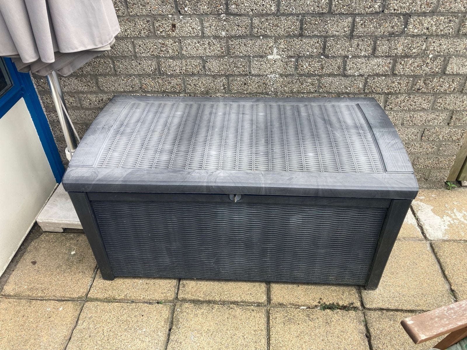 Grote kunststof opbergbox voor buiten, Ophalen, Gebruikt, Kunststof, Overige typen