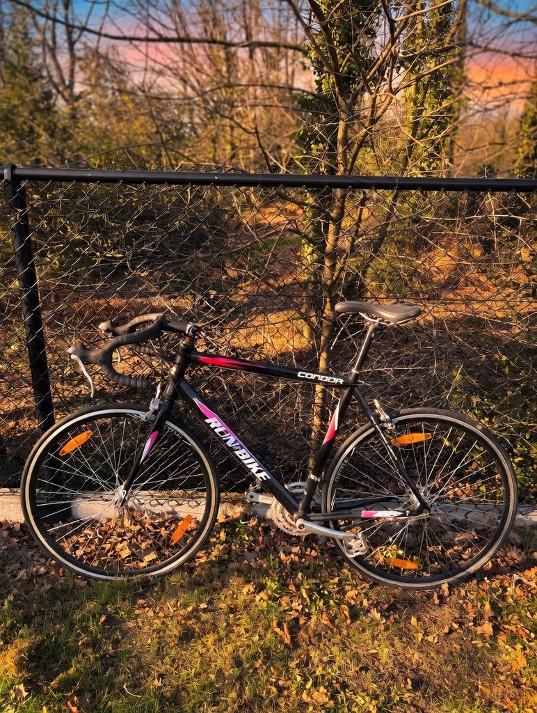 Condor Runbike Racefiets - Zwart/Roze, Fietsen en Brommers, Fietsen | Racefietsen, 28 inch, Gebruikt, 10 tot 15 versnellingen