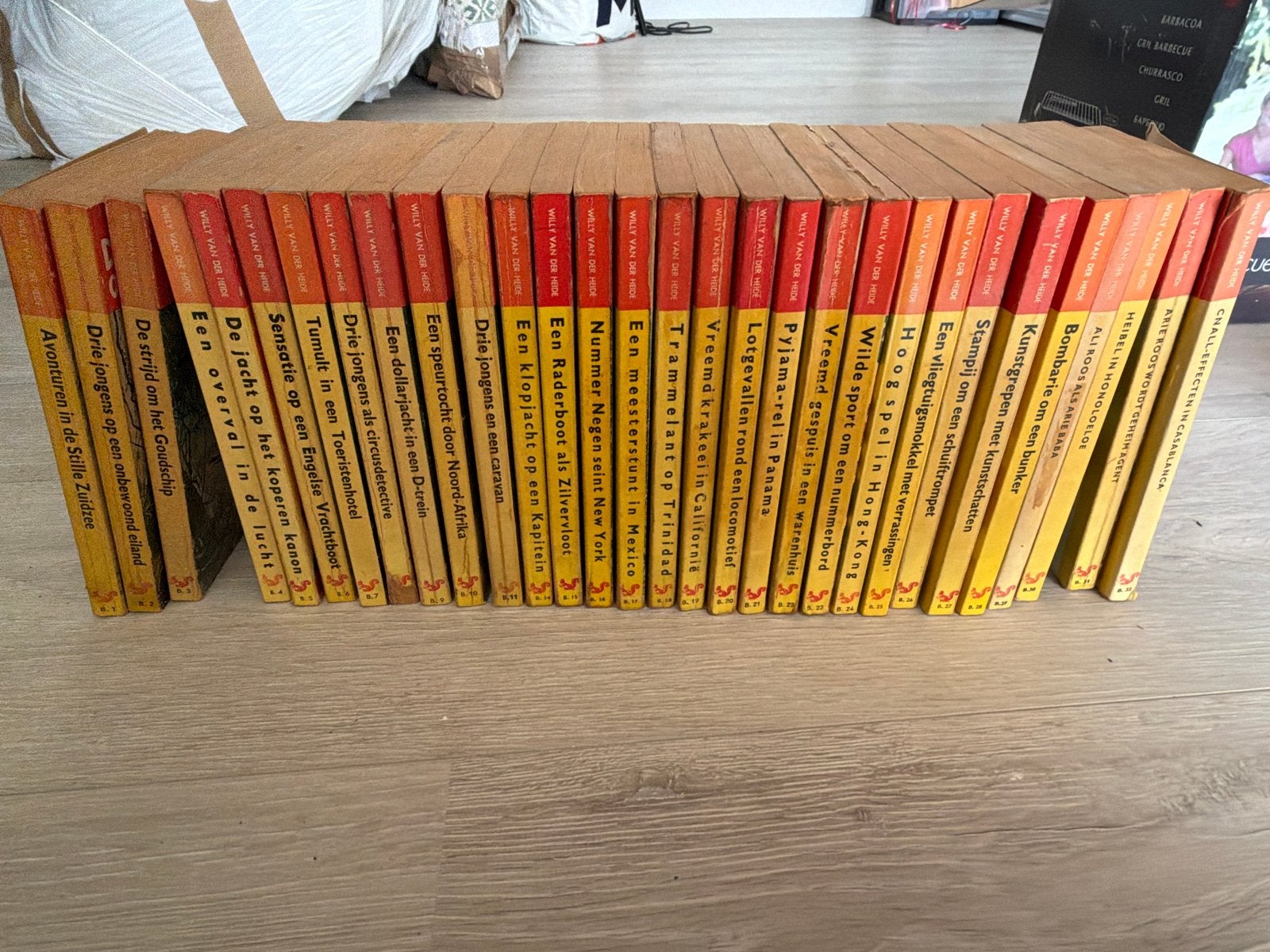 Bob Evers - Complete serie (32 boeken) - Willy van der Heide, Ophalen of Verzenden, Gelezen