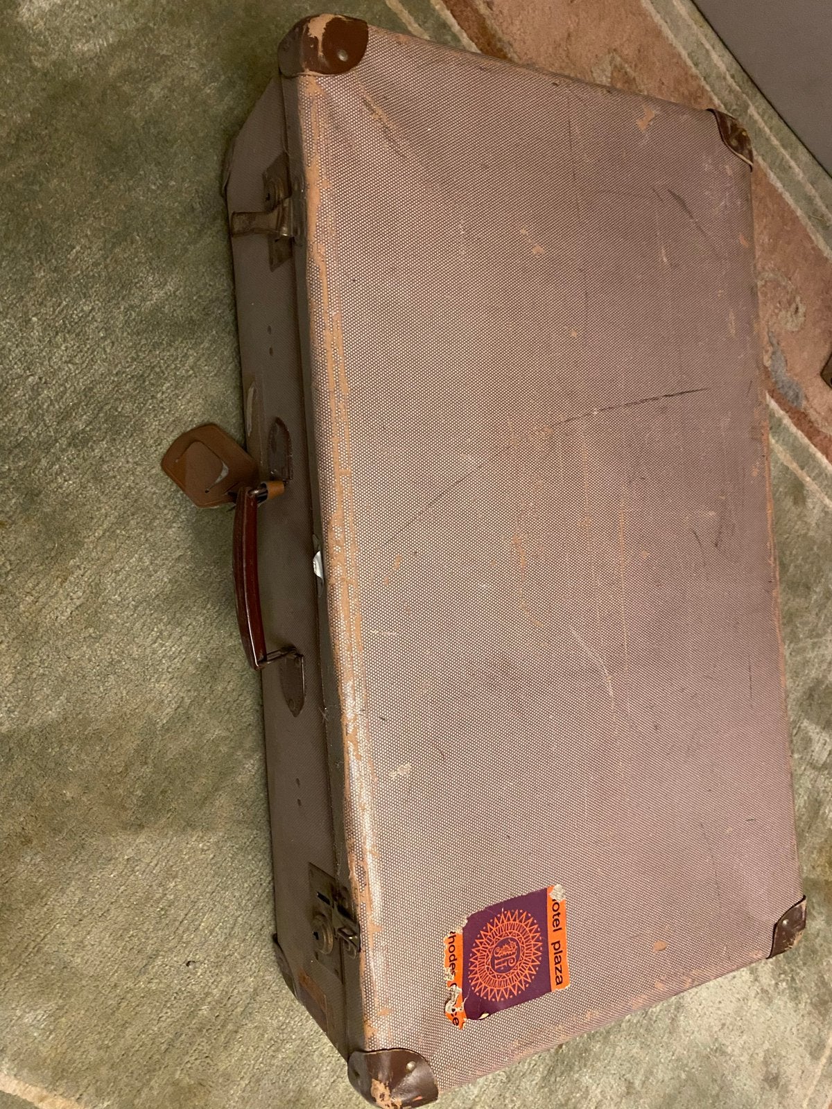 Vintage Koffer - Charmante Reiskoffer met Gebruikssporen, Sieraden, Tassen en Uiterlijk, Koffers, Overige materialen, Gebruikt