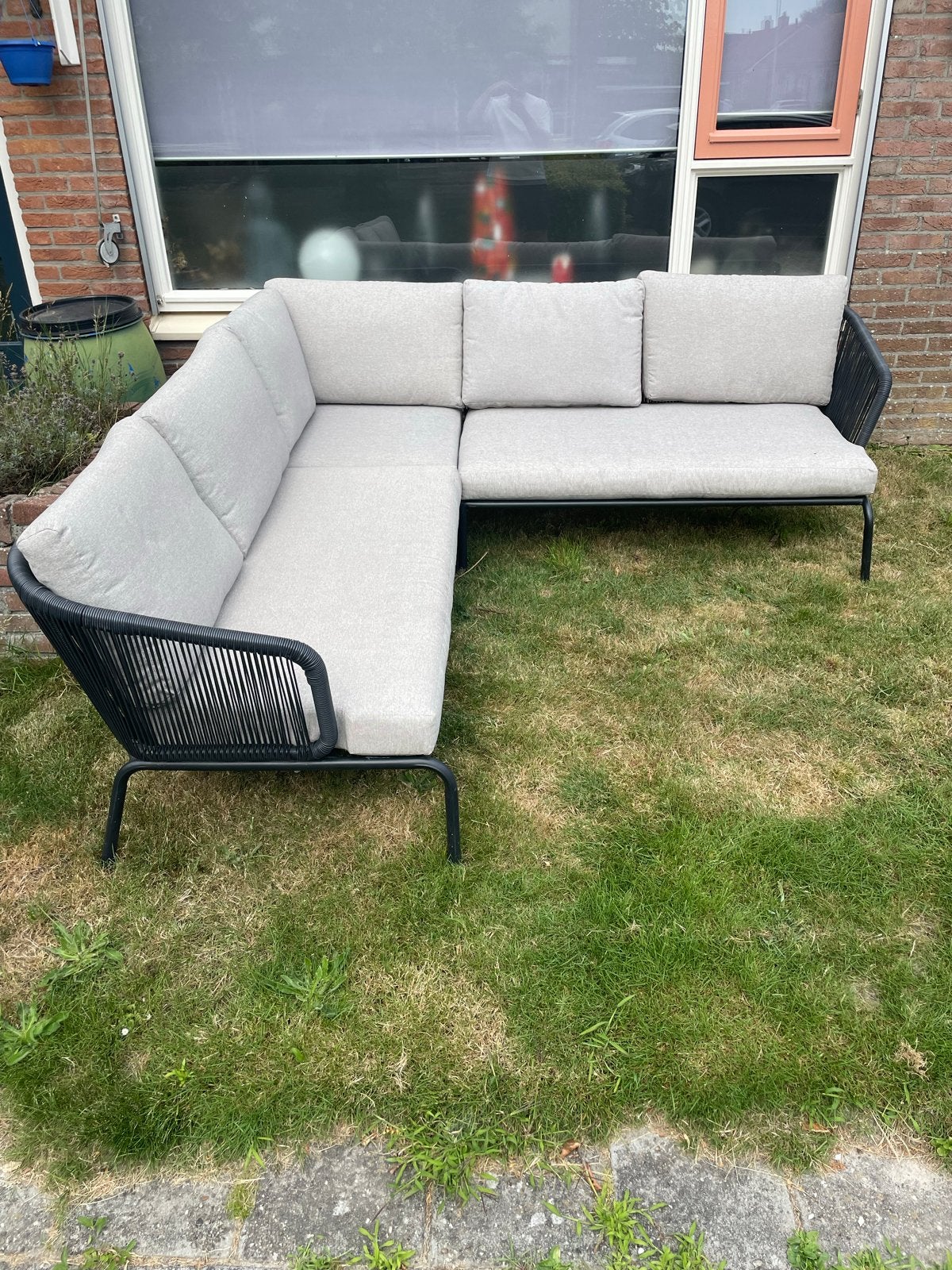 Karwei Kopenhagen loungeset, Ophalen, 5 zitplaatsen, Zo goed als nieuw, Loungeset