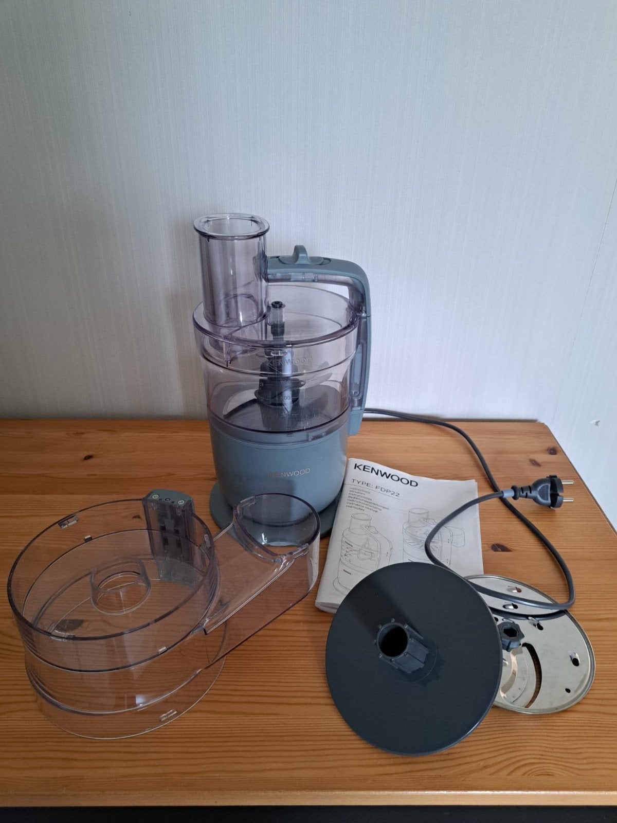 Kenwood MultiPro Go Foodprocessor FDP22 - Zo goed als nieuw, Witgoed en Apparatuur, 1 tot 2 liter, Ophalen of Verzenden, Zo goed als nieuw