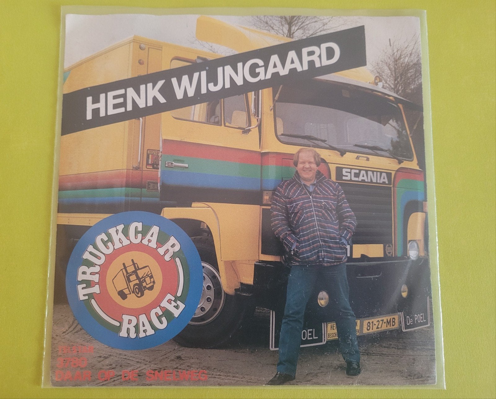 Henk Wijngaard - Truckar race, Cd's en Dvd's, Vinyl | Nederlandstalig, Ophalen, Zo goed als nieuw, Overige formaten, Levenslied of Smartlap