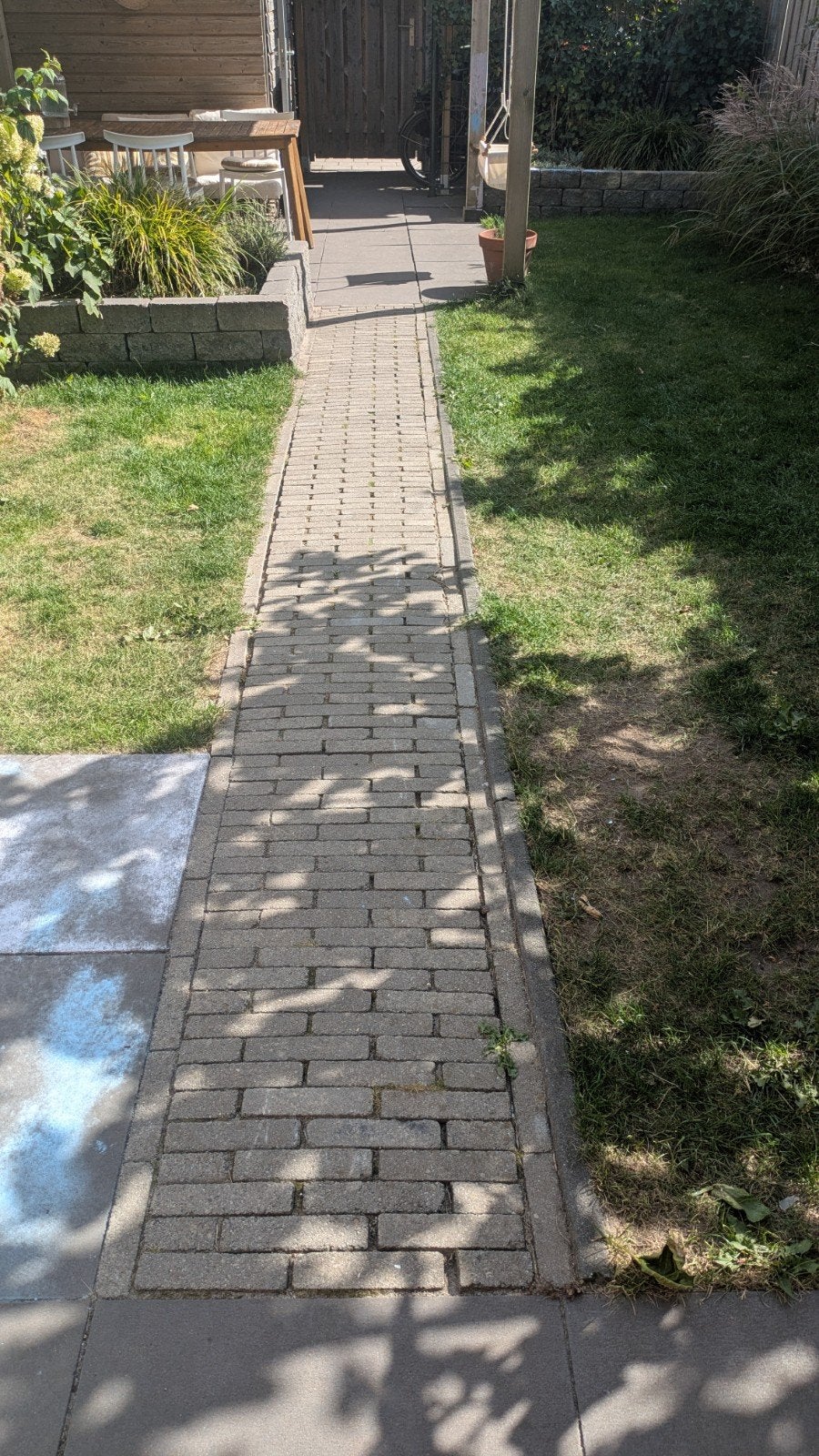 Klinkerpad 3m2 grijs waaltjes, Tuin en Terras, Tegels en Klinkers, Ophalen, Gebruikt, Klinkers, Minder dan 5 m²