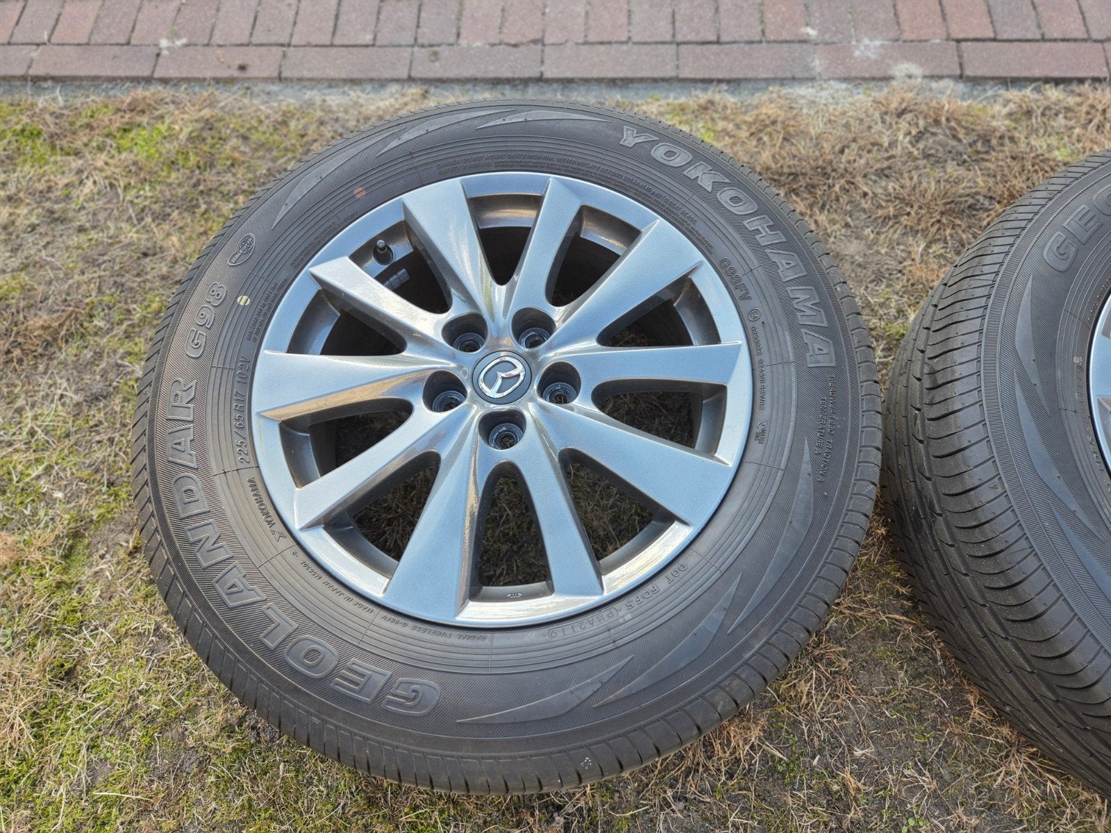 Originele Mazda zomerwielen 17 inch (CX-5), Auto-onderdelen, Ophalen, Gebruikt, Banden en Velgen, 17 inch