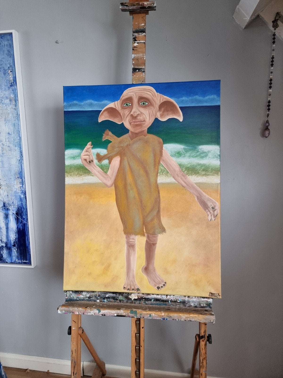 Harry Potter Dobby schilderij 60x80, Ophalen of Verzenden