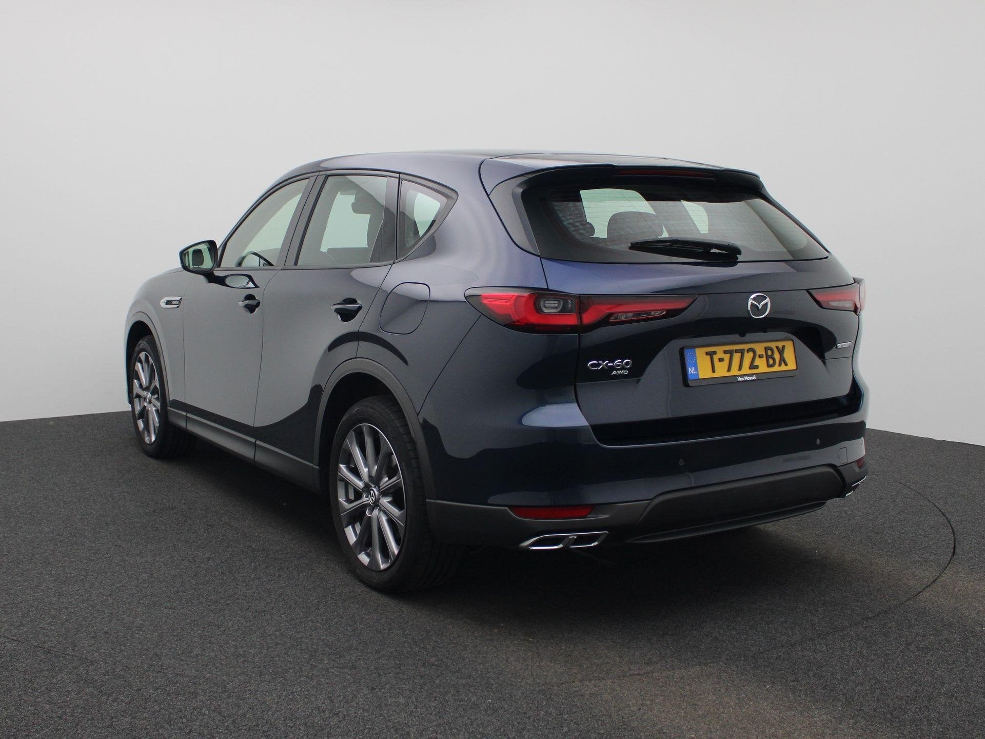 Mazda CX-60 2.5 e-SkyActiv PHEV Exclusive-Line | Automaat |, Auto's, Automaat, 12 maanden, Stof, Gebruikt
