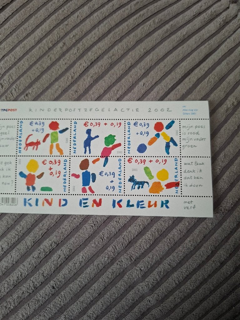 Euro kinderpostzegel vel tussen2002/2023, Postzegels en Munten, Ophalen of Verzenden, Postfris