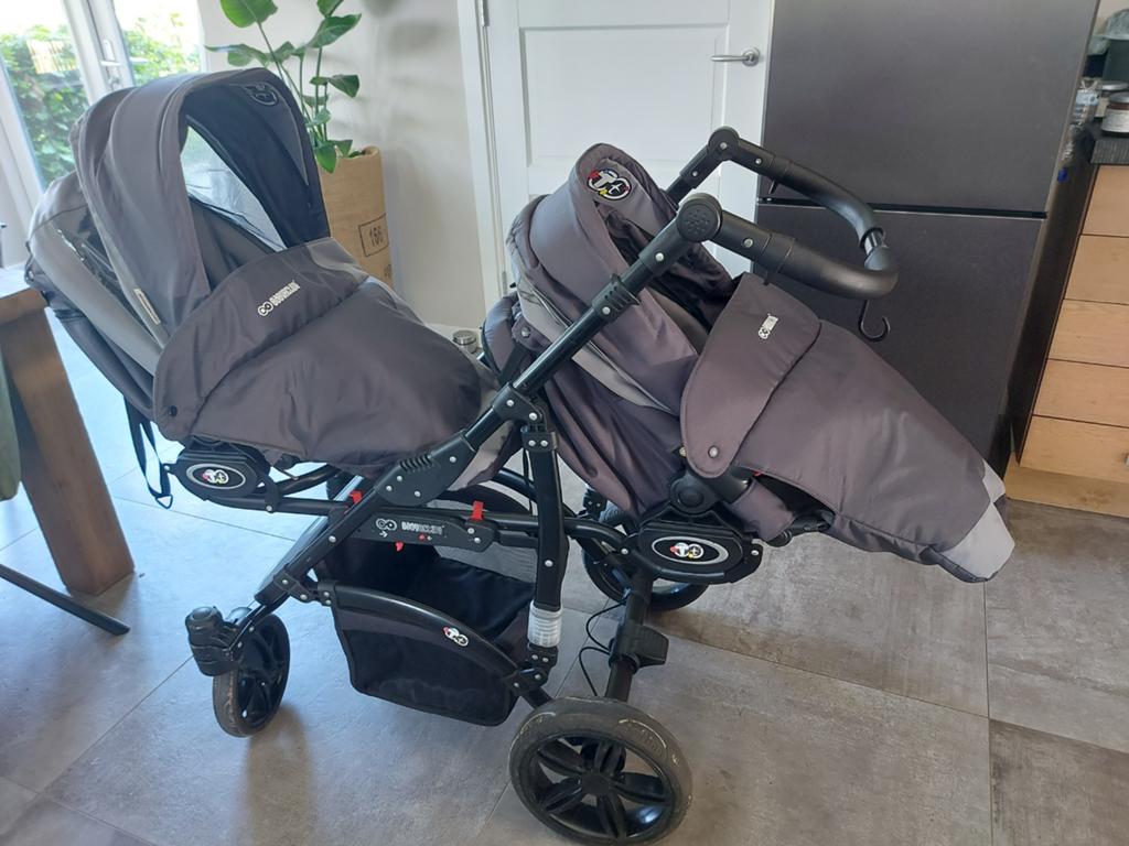 Trippy Kinderwagen 3-zits Buggy 3-in-1 Baby Active Compleet, Kinderen en Baby's, Kinderwagens en Combinaties, Gebruikt, Combiwagen