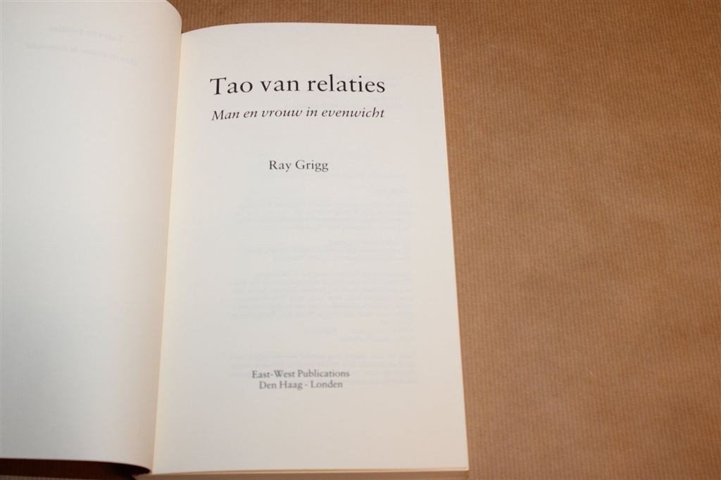 Tao van Relaties — Man en Vrouw in Balans, Boeken, Ophalen of Verzenden, Gelezen, Overige onderwerpen, Achtergrond en Informatie
