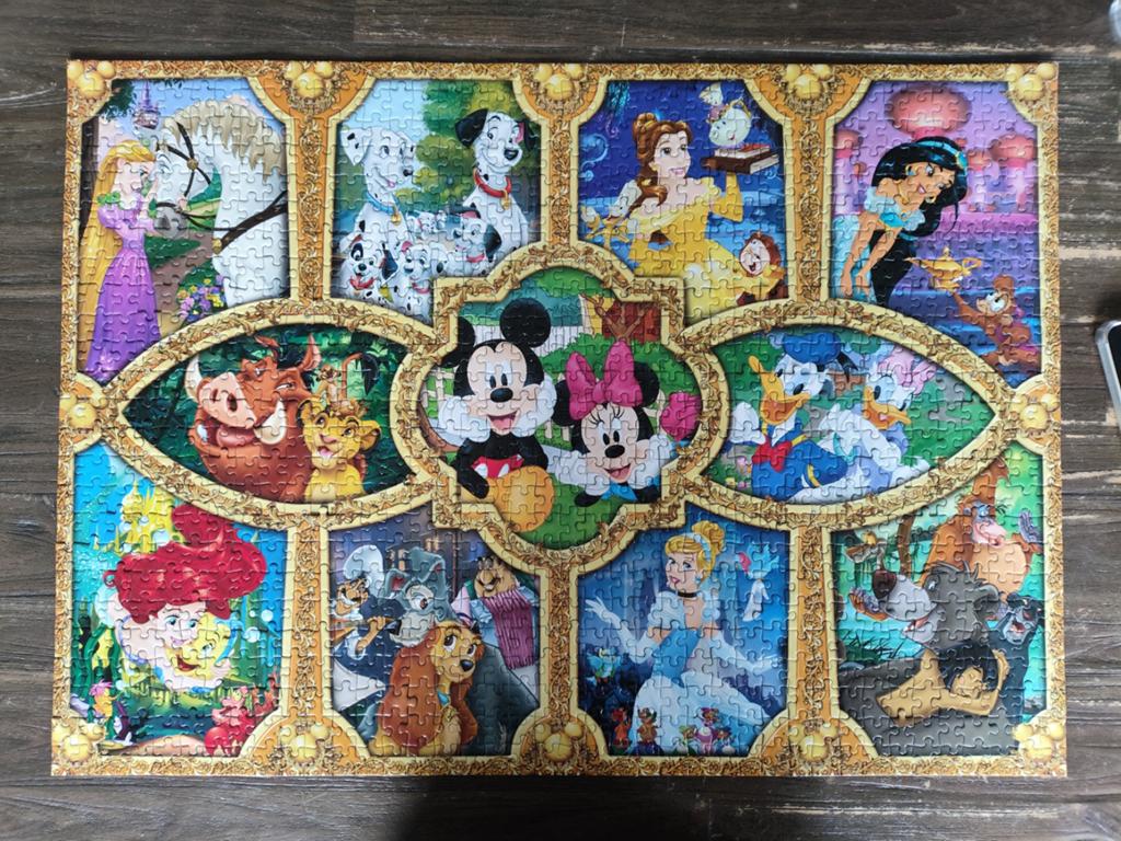 Disney 1000 Stukjes Legpuzzel - King, Ophalen of Verzenden, 500 t/m 1500 stukjes, Zo goed als nieuw, Legpuzzel