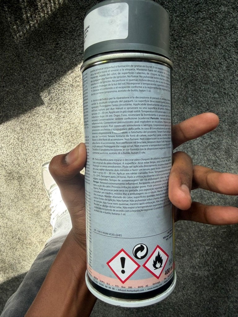 MOTIP Bumperspray 400 ml – Middengrijs, Ophalen of Verzenden, Nieuw, Overige typen